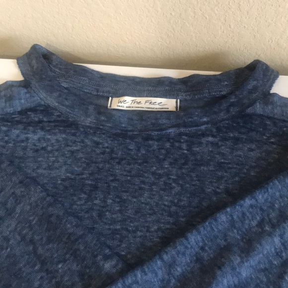 SALE ⏬ NWT Free People Chill our cold shoulder top - Picture 5 of 6